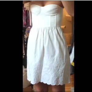 Corset top dress With embroidery